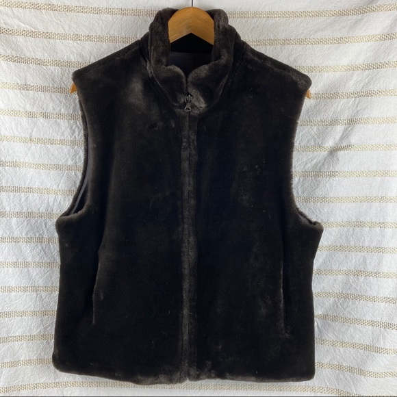Blassport Jackets & Blazers - Reversible Faux Fur Vest